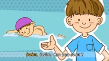 【English singsing】Can you swim I can swim dance 