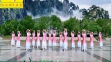 穆宏原创红绸舞广场舞表演《祝福祖国》集体版教学 (2)