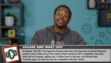 【College Kids React】美国大学生观看热门短片《男子拉拉队》