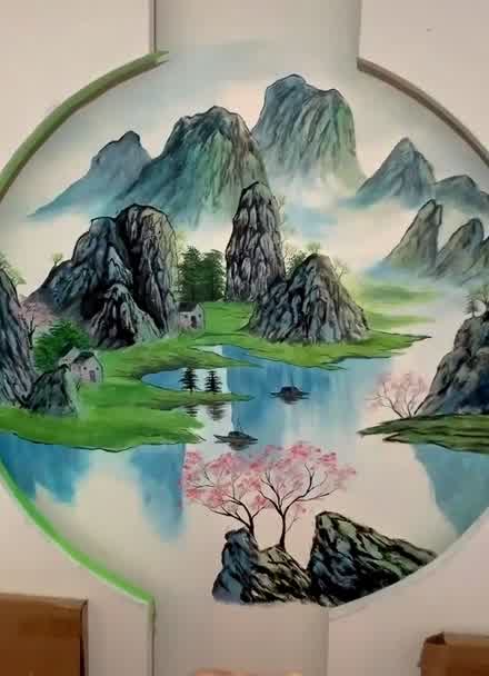 壁画师佳佳的作品图片