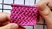 阿尔巴里亚针的编织教程，新手也可以编织，适合编织衣边和领边