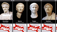罗马和拜占庭帝国每年的皇帝和对应领土全记录