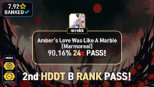 [Live] mrekk | Rawtekk - Amber's Love Was Like A Marble [Marmoreal] 90.16% | 2nd