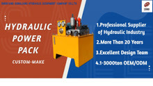 Hydraulic Power Pack with a 24-hour service.