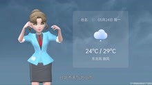 台北市2021年5月24日天气预报