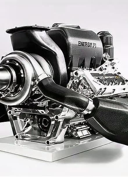 奔驰F1发动机图片