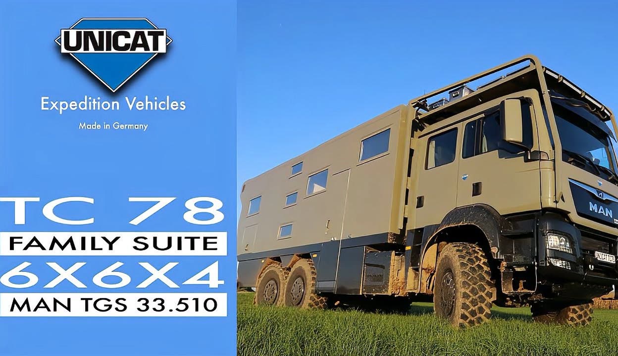 德国曼6x6越野房车价格图片