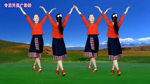 金晨刘福洋双人民族舞图片