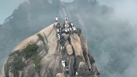 黄山最险的地方图片